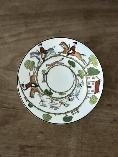 【美品】WEDGWOOD　ウェッジウッド ハンティングシーン ティーカップ＆ソーサー ① 画像7