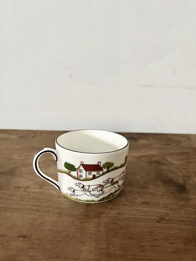 【美品】WEDGWOOD　ウェッジウッド ハンティングシーン ティーカップ＆ソーサー ② 画像5