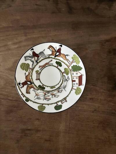 【美品】WEDGWOOD　ウェッジウッド ハンティングシーン ティーカップ＆ソーサー ② 画像8