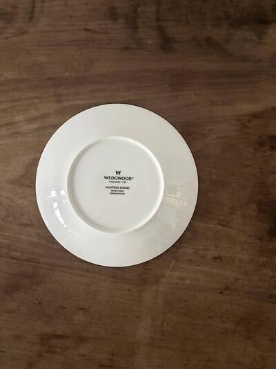 【美品】WEDGWOOD　ウェッジウッド ハンティングシーン ティーカップ＆ソーサー ② 画像9