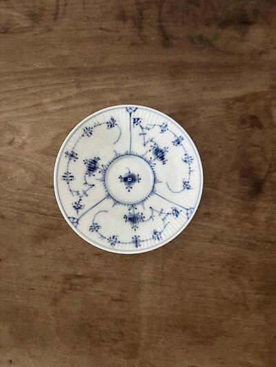 ロイヤルコペンハーゲン ブルーフルーテッド ハーフレース ティーカップ＆ソーサー　① 画像7