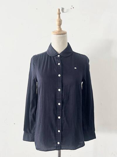 【美品】mina perhonen　even 　ブラウス　綿　サイズ36　 ra1590 画像2
