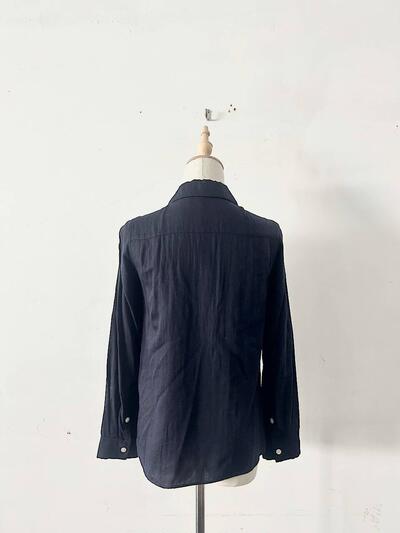 【美品】mina perhonen　even 　ブラウス　綿　サイズ36　 ra1590 画像8