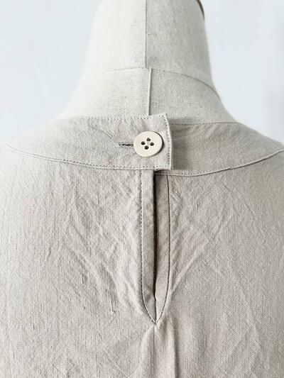 mina perhonen bird 25周年 復刻 ys1077s 36 リネンコットン 刺繍 ブラウス シャツ ベージュ ミナペルホネン 画像7