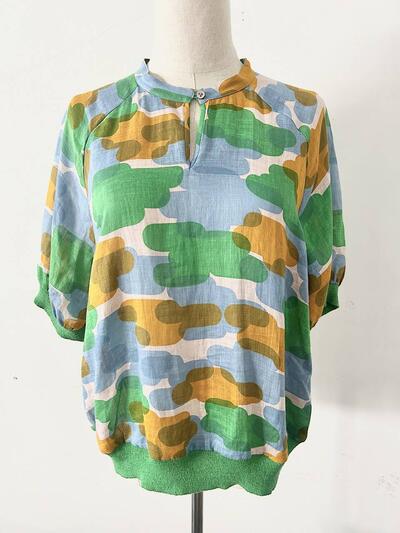 【美品】mina perhonen　 slow cloud リネン　ブラウス　サイズ36 画像3
