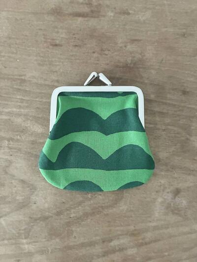 【未使用】marimekko Papajo がま口 ポーチ コインケース 画像2