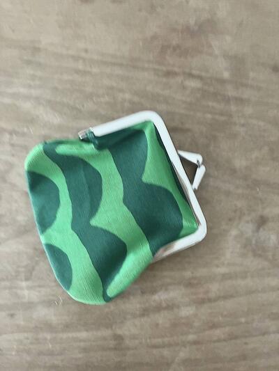 【未使用】marimekko Papajo がま口 ポーチ コインケース 画像4