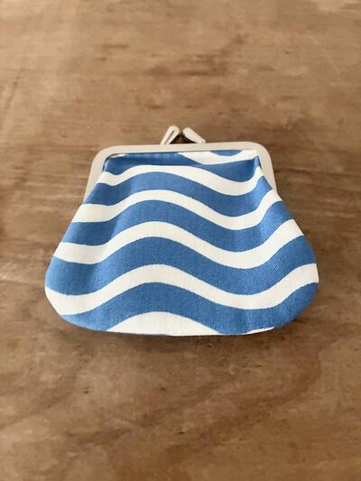 【未使用】marimekko MINI KUKKARO Laine ガマグチ ポーチ コインケース 画像3