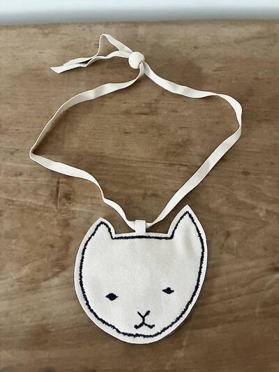 【未使用】minä perhonen kissa ネコ モチーフ ショルダー ポシェット ポーチ 画像3