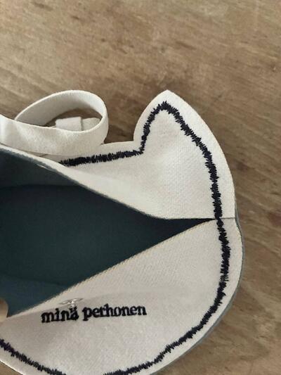 【未使用】minä perhonen kissa ネコ モチーフ ショルダー ポシェット ポーチ 画像5