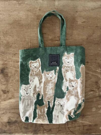 【美品】minä perhonen アライブ トーストバッグ ハンドバッグ Tote 画像1