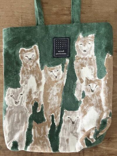 【美品】minä perhonen アライブ トーストバッグ ハンドバッグ Tote 画像2