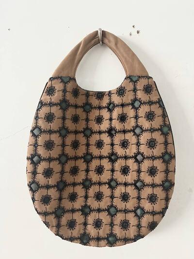 【美品】minä perhonen アネモネ エッグバッグ  ハンドバッグ 画像5