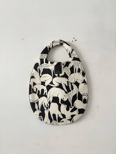 【美品】minä perhonen ライフパズル エッグバッグ ハンドバッグ 画像1