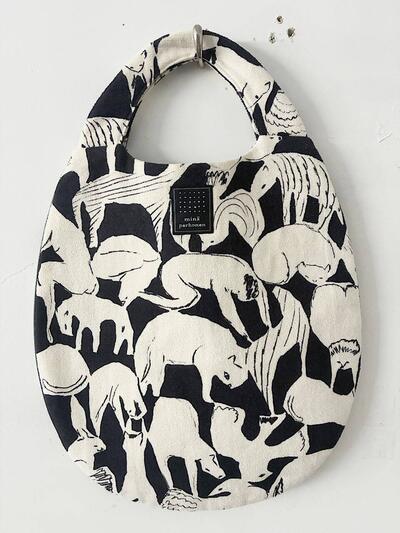 【美品】minä perhonen ライフパズル エッグバッグ ハンドバッグ 画像2