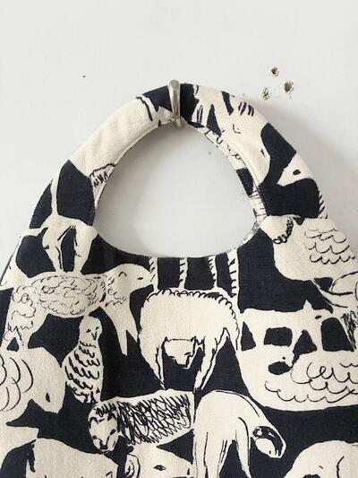 【美品】minä perhonen ライフパズル エッグバッグ ハンドバッグ 画像5