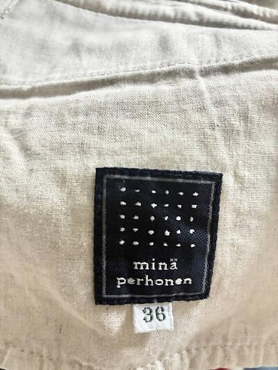 mina perhonen　fete  dn4448 フロッキーデニム　サイズ36　　 画像10