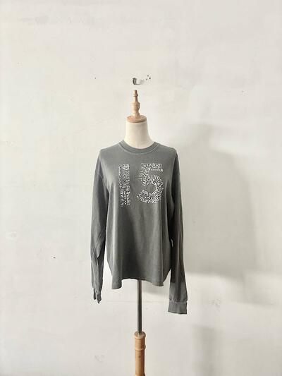 journal standard luxe  長袖Tシャツ 墨色 画像1