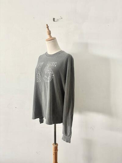 journal standard luxe  長袖Tシャツ 墨色 画像3