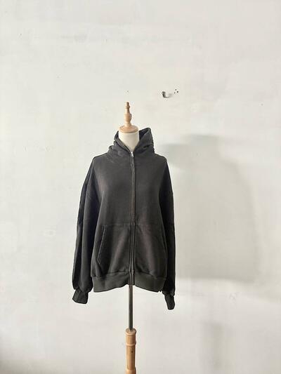 journal standard luxe  フルジップパーカー ブラック 黒 画像1