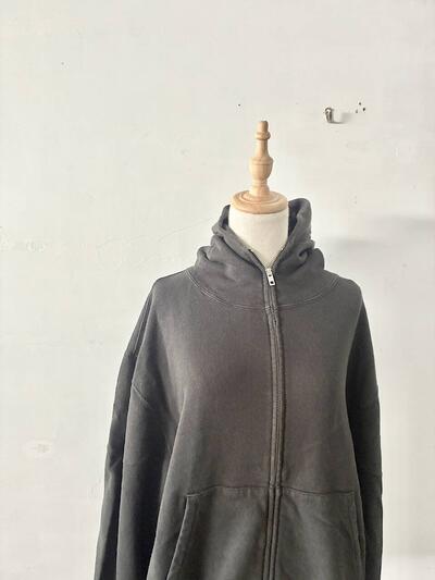 journal standard luxe  フルジップパーカー ブラック 黒 画像2