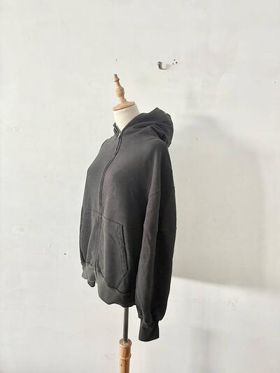 journal standard luxe  フルジップパーカー ブラック 黒 画像3