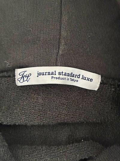 journal standard luxe  フルジップパーカー ブラック 黒 画像6