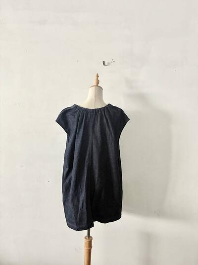 MACPHEE マカフィー デニムベスト ブルー トゥモローランド 画像5