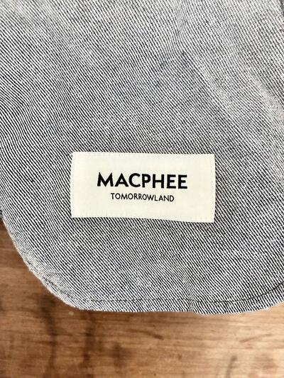 MACPHEE マカフィー デニムベスト ブルー トゥモローランド 画像6