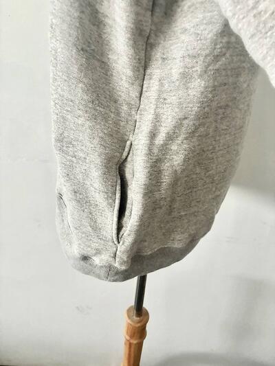 maillot マイヨ スウェットパーカー グレー 日本製 MAC-24204 画像5