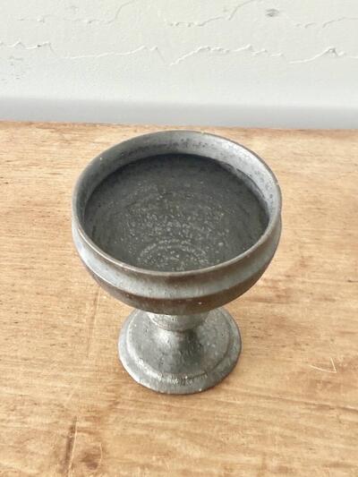 【美品】藤原純 ゴブレット 陶器 作家もの 画像5