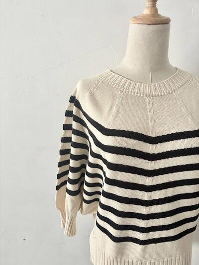 DRESSTERIOR ドレステリア ボーダー ニット セーター コットン 画像2