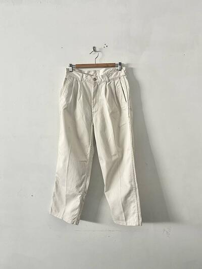 orSlow オアスロウ パンツ チノパン アイボリー コットン 画像1