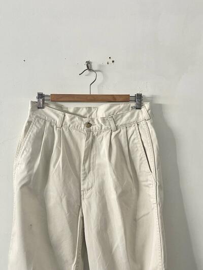 orSlow オアスロウ パンツ チノパン アイボリー コットン 画像2