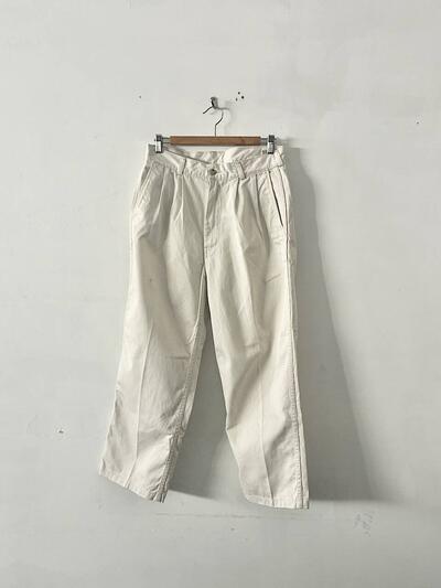 orSlow オアスロウ パンツ チノパン アイボリー コットン 画像4
