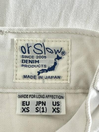 orSlow オアスロウ パンツ チノパン アイボリー コットン 画像8