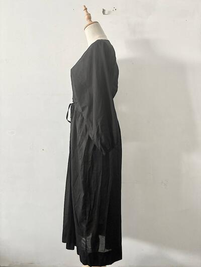 ZULU & ZEPHYR ズールーアンドゼファー コットン ブラック ドレス ワンピース 36 画像7