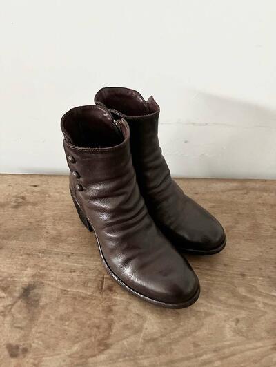 【美品】OFFICINE CREATIVE　サイドジップブーツ　GODEAU　サイズ37　 画像2