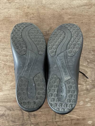 【美品】Orthofeet  CLAUDETTE レースアップ コンフォートシューズ BLACK 画像8
