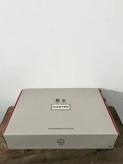 【美品】HUNTER キルティング トール スノーブーツ / レインブーツ カーキ UK6 画像9