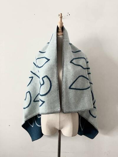 【未使用】KAY BOJESEN DENMARK モンキー ジャガード ウール ブランケット ショール 画像3