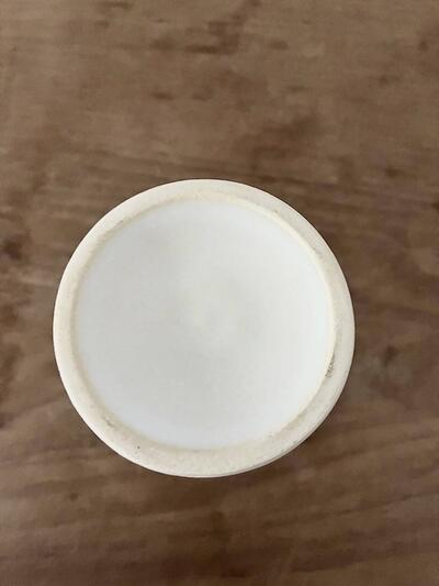 【美品】yoshida pottery 玉脚アイスカップ　アンティークホワイト　𠮷田正和 画像6