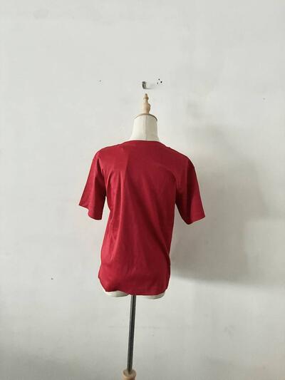 【未使用】JOURNAL STANDARD 汗染み防止 ナノシア ハーフスリーブ Tシャツ 赤 フリーサイズ 画像5