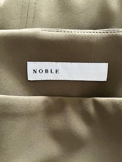 【未使用】タグ付き NOBLE ジャージーライクカラータイトスカート カーキ 38 画像5