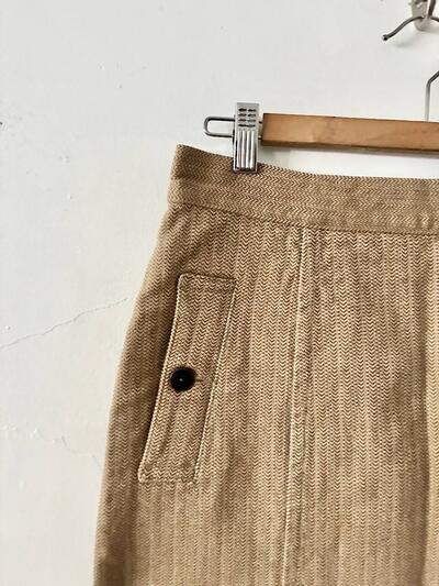 【未使用】45R  コットン スカート キャメル SIZE 03  画像4