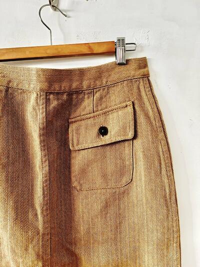 【未使用】45R  コットン スカート キャメル SIZE 03  画像7