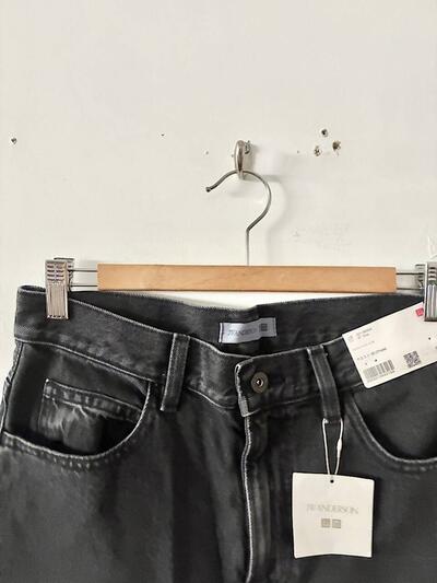 【未使用】UNIQLO and JW ANDERSON ストレートジーンズ グレー 28インチ 画像3