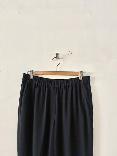 Theory luxe ジョガーパンツ / 裾リブパンツ ネイビー 40 画像2