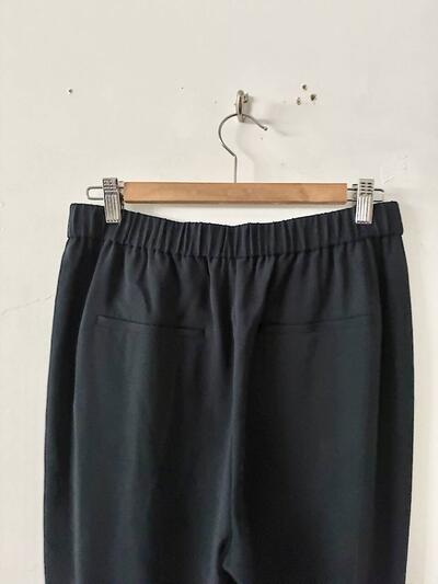 Theory luxe ジョガーパンツ / 裾リブパンツ ネイビー 40 画像5
