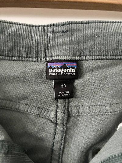 Patagonia コーデュロイ パンツ スプラッシュグリーン 画像6